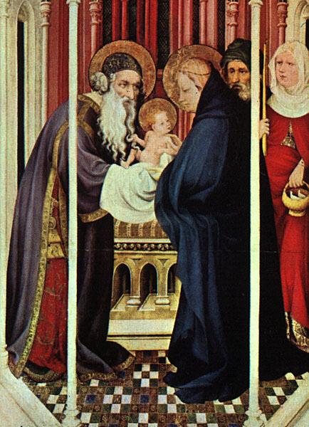 Broederlam, Melchoir The Presentation in the Temple oil painting image